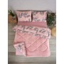 ETE HOMETEX ÇİFT KİŞİLİK LÜX WELSOFT YORGAN 195X215CM ARİNA PUDRA 8696474231889